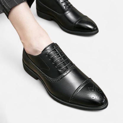 Zapatos de vestir hombre con cordones punta estilizada