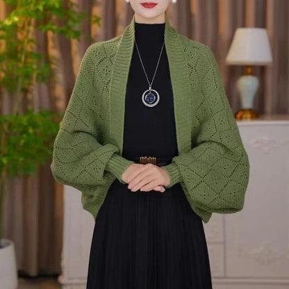 Chaleco Mujer de Punto Estilo Chal
