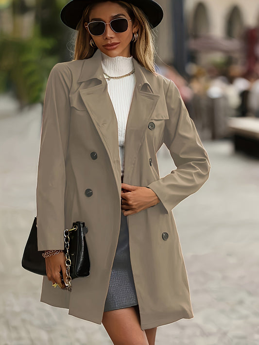 Gabardina Mujer de Otoño Ajuste Clásico - Mavetta