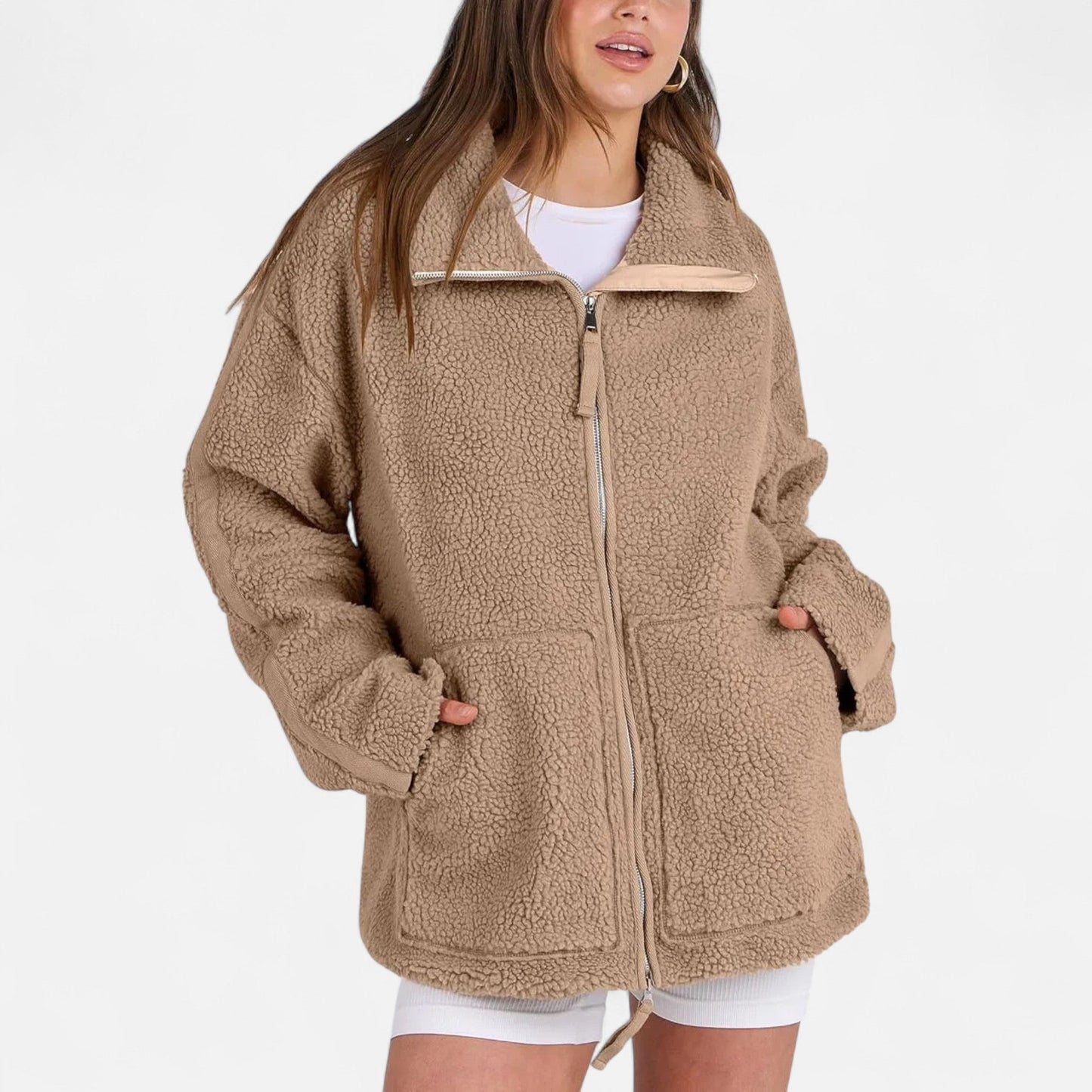 Chaqueta Invierno Mujer Corte Estructurado Cremallera - Mavetta