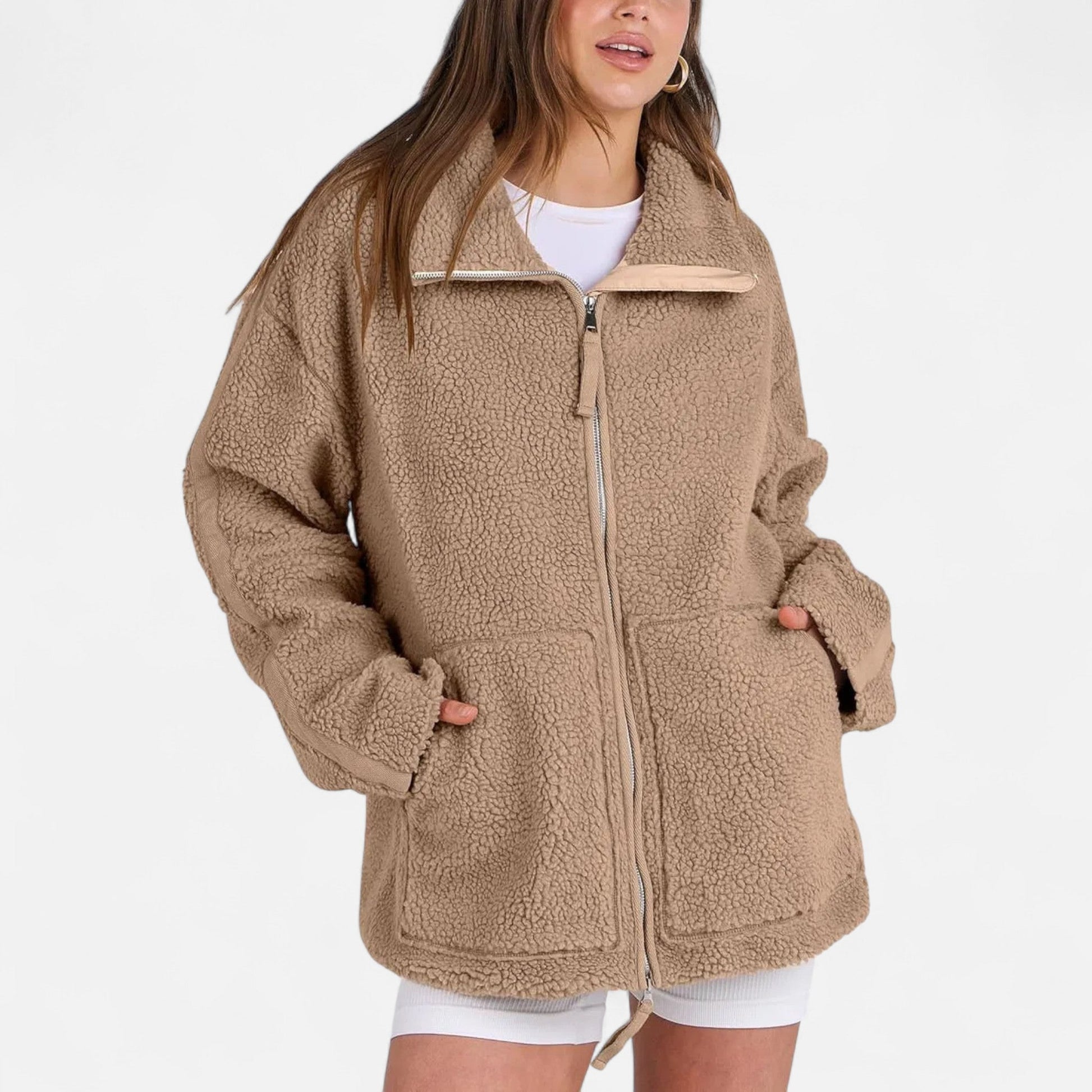 Chaqueta Invierno Mujer Corte Estructurado Cremallera - Mavetta