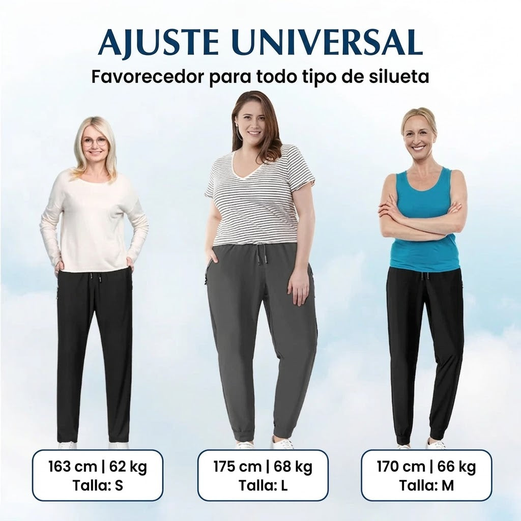 Pantalón casual unisex suave y flexible corte elegante