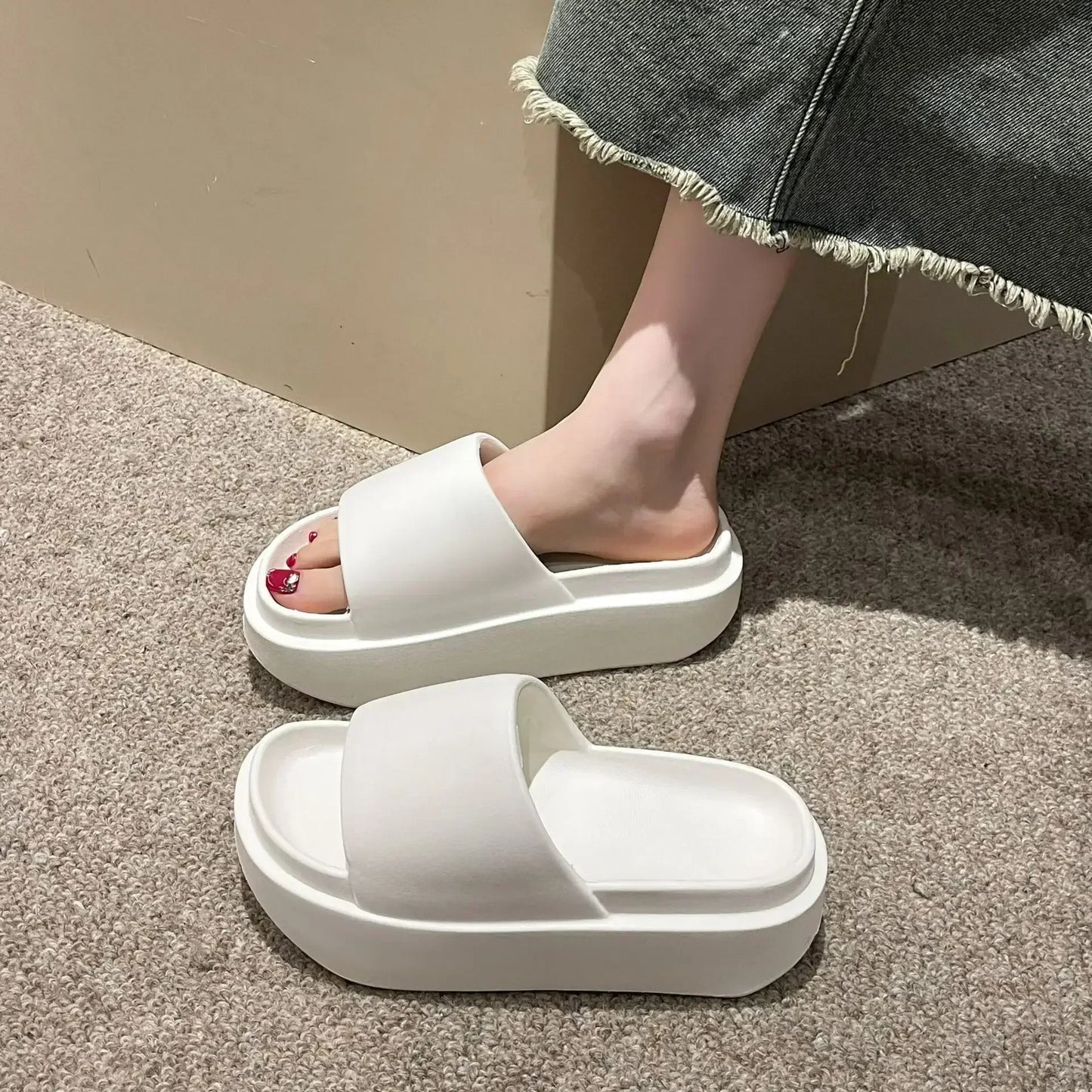 Sandalias Plataforma Mujer Comodas Ajuste Seguro