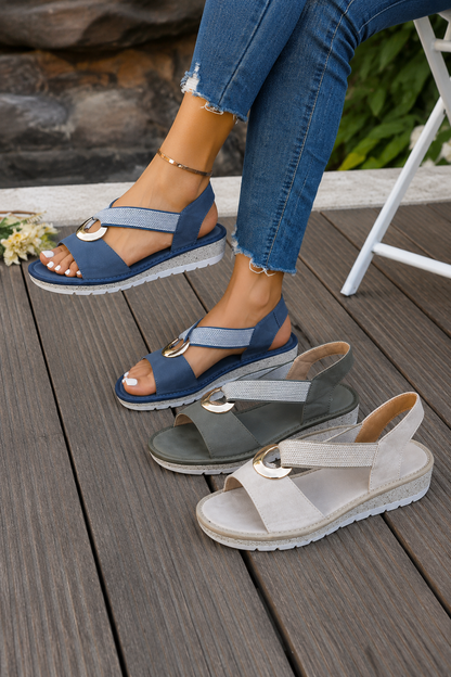 Sandalias Mujer Cuña Comodas Verano