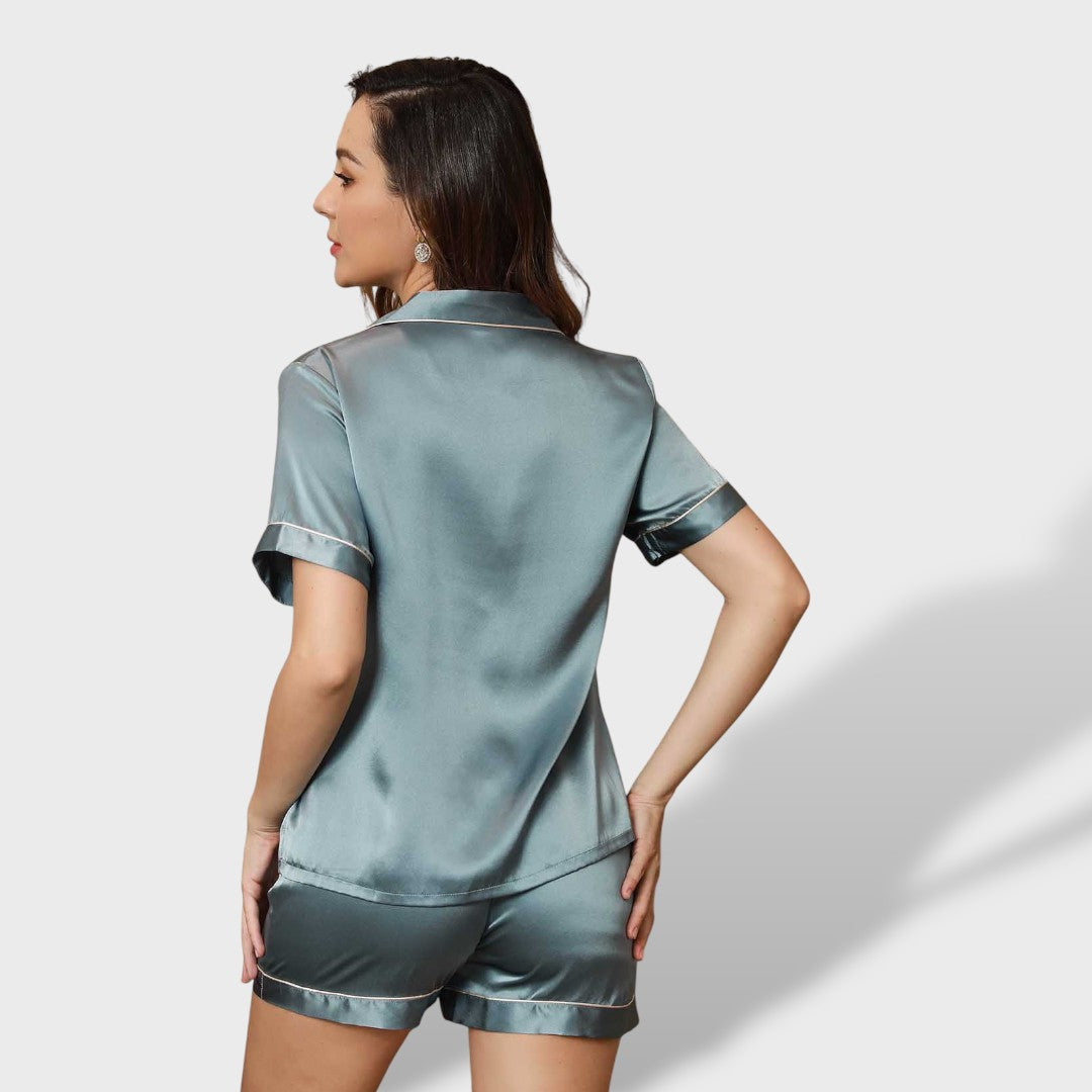 Pijama Corto Mujer Algodón Cómodo