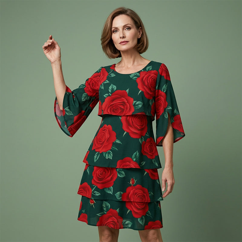 Vestido Verano Mujer Floral Ligero Suelto