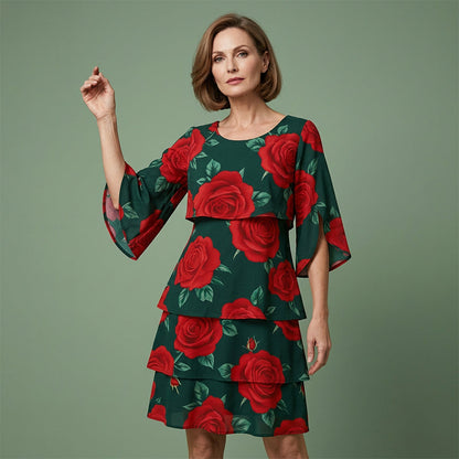 Vestido Verano Mujer Floral Ligero Suelto