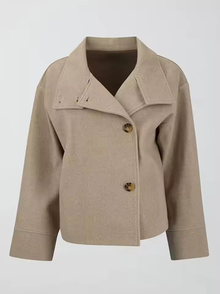 Chaqueta Corta Mujer Botones Diseño Sofisticado