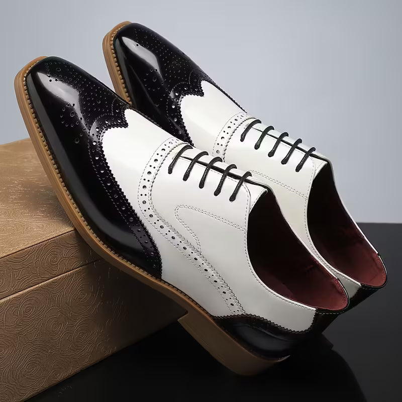 Zapatos Hombre Brogue Estilo Vintage Clásicos