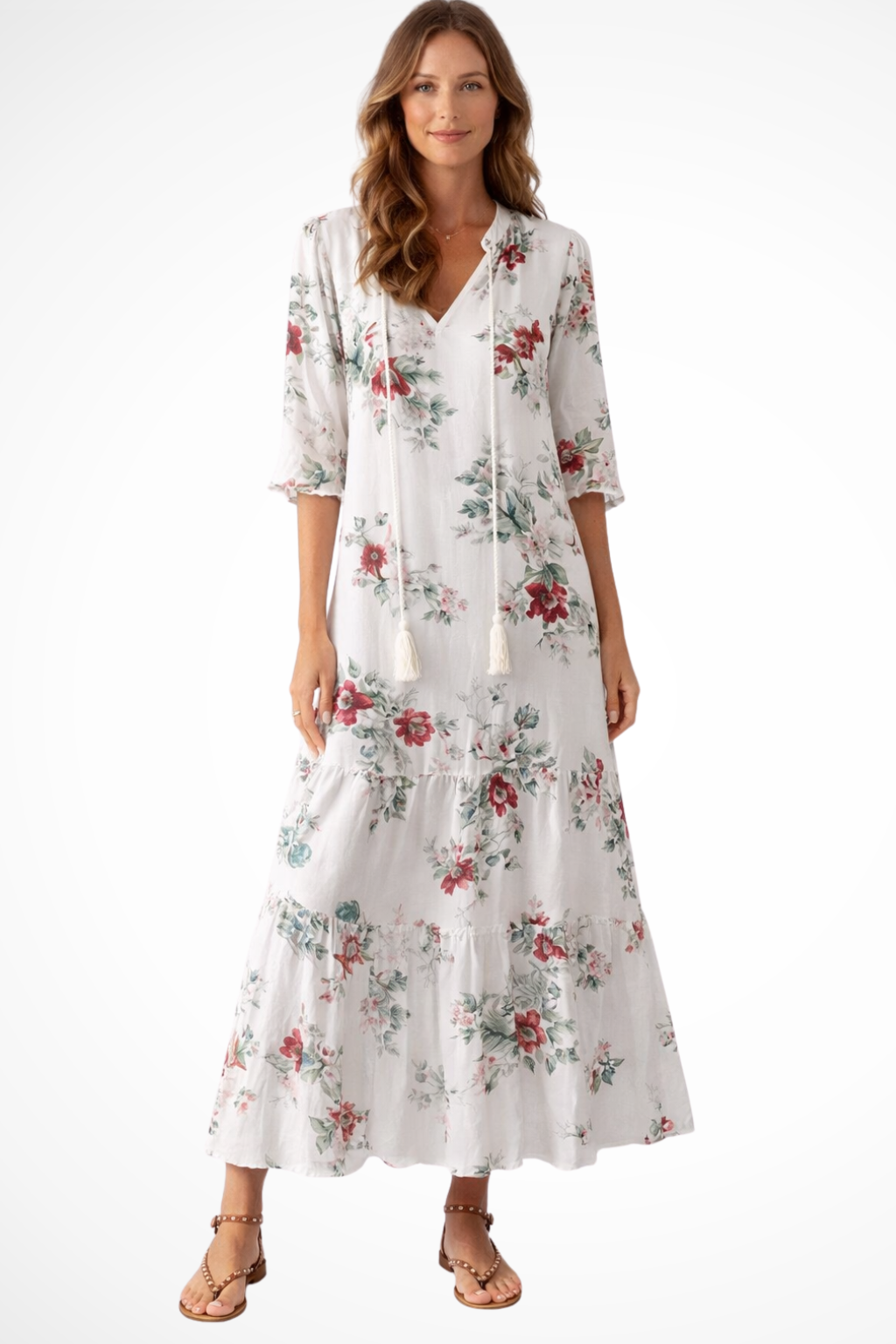 Vestido maxi mujer estilo bohemio playa