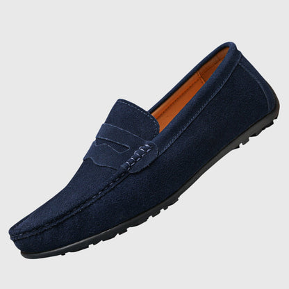 Mocasines Ortopédicos Hombre Acabado Ante Diseño Clásico