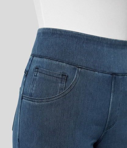 Pantalón Mujer Cintura Alta Corte Ancho Diseño Suelto