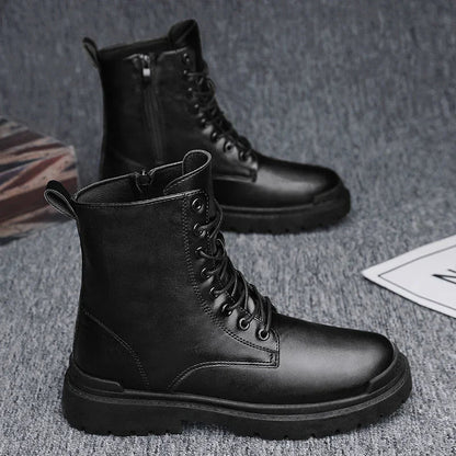 Botas altas hombre de piel diseño elegante y funcional - Mavetta