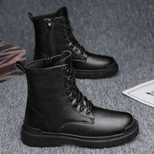 Botas altas hombre de piel diseño elegante y funcional - Mavetta