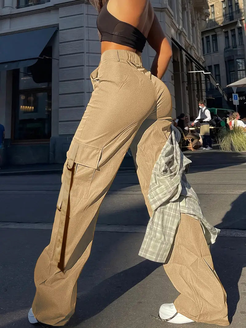 Pantalones Cargo Mujer Algodón Ajuste Estiloso