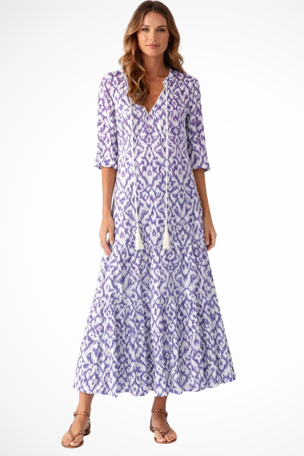 Vestido maxi mujer estilo bohemio playa