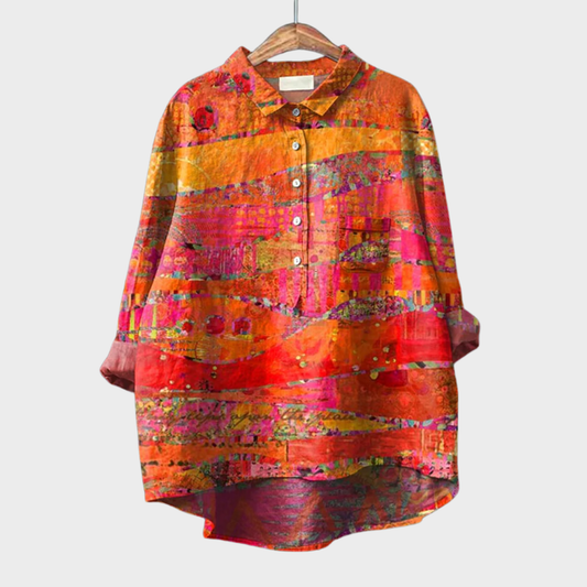 Blusa Mujer Elegante Verano Ajuste Holgado - Mavetta