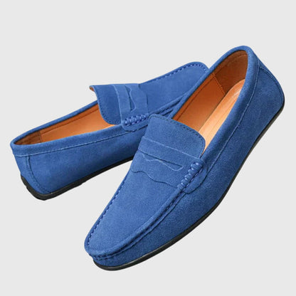 Mocasines Ortopédicos Hombre Acabado Ante Diseño Clásico
