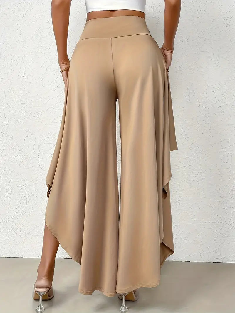 Vestido Mujer Elegante con Dobladillo Asimétrico