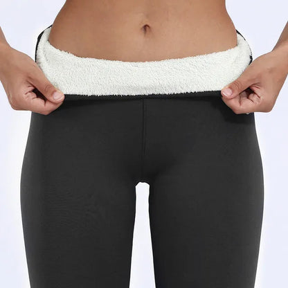 Legging Mujer Térmico Forro Polar Talle Alto