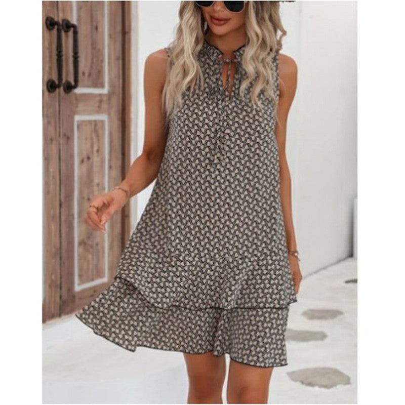 Vestido midi mujer con estampado floral ajuste elegante