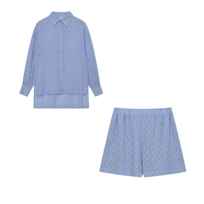 Conjunto Veraniego Mujer Blusa Fluida y Short Ligero