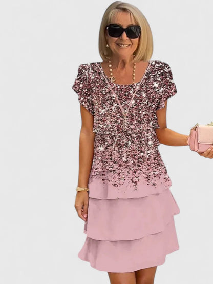 Vestido Mujer Floral con Volantes Diseño Casual