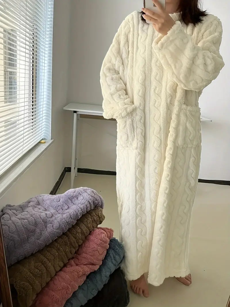 Camisón Mujer de Felpa Suave Confortable