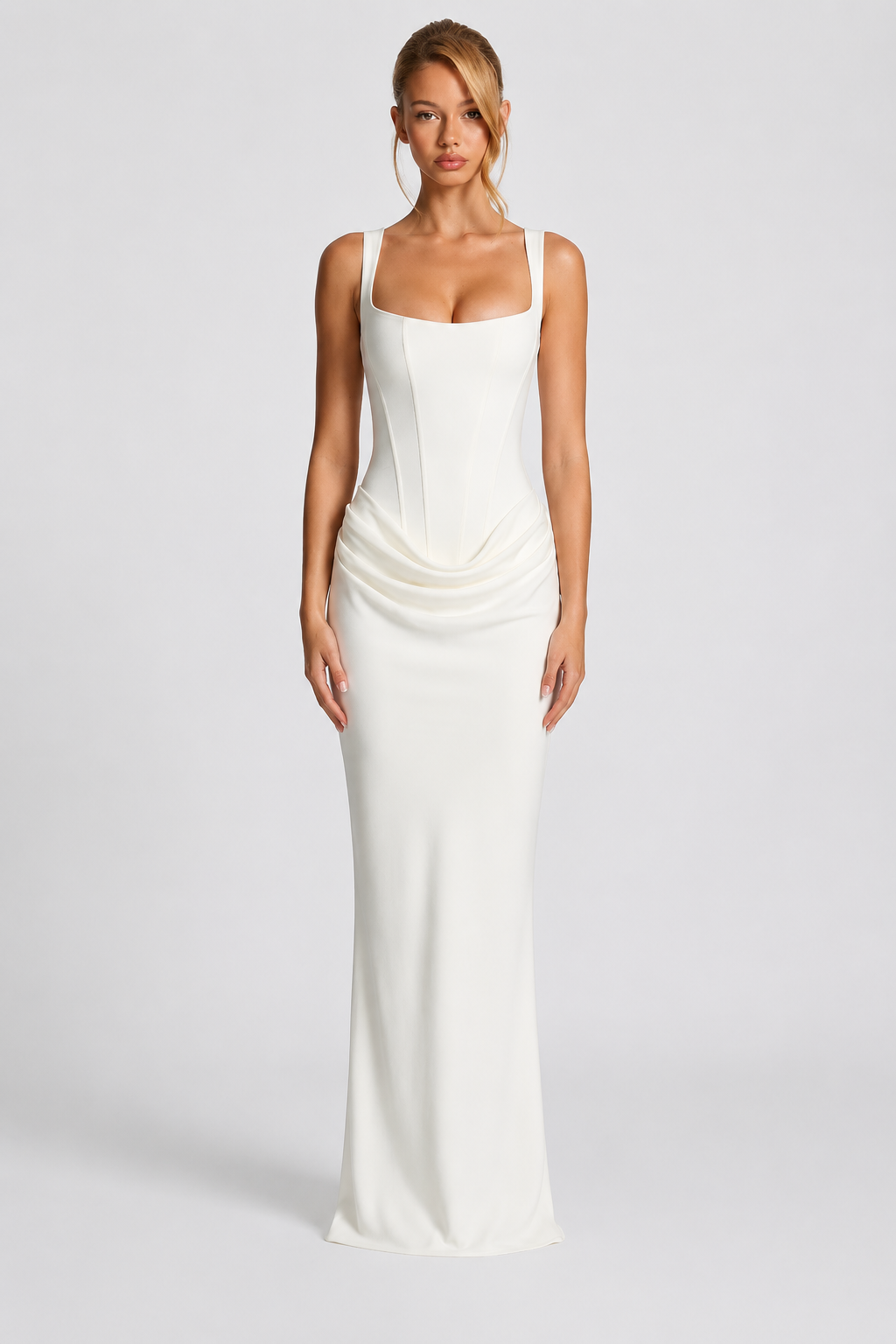 Vestido Corsé Mujer de Silueta Ajustada Elegante