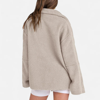 Chaqueta Invierno Mujer Corte Estructurado Cremallera
