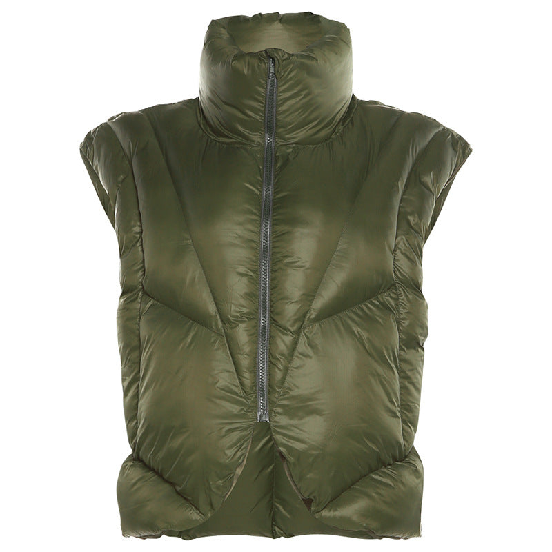Chaleco Mujer de Plumón Cuello Alto Acolchado - Mavetta
