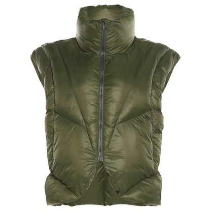 Chaleco Mujer de Plumón Cuello Alto Acolchado - Mavetta