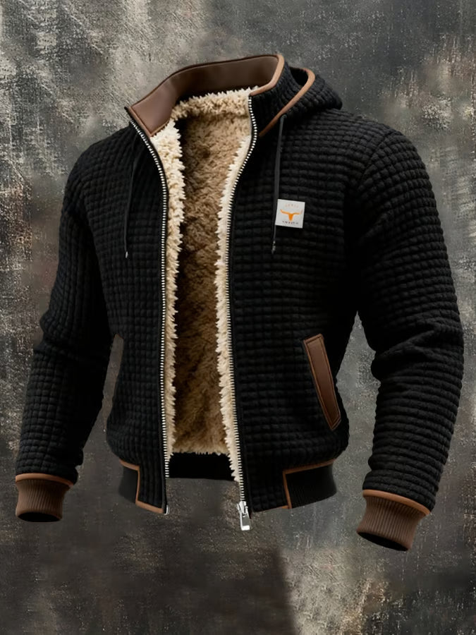 Chaqueta Hombre Acolchada Capucha Ajuste Urbano