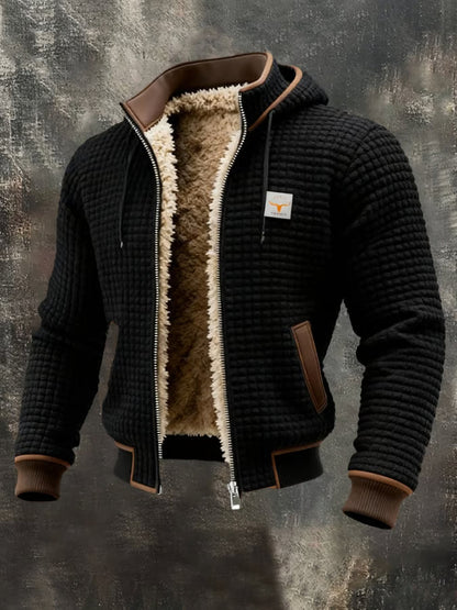 Chaqueta Hombre Acolchada Capucha Ajuste Urbano