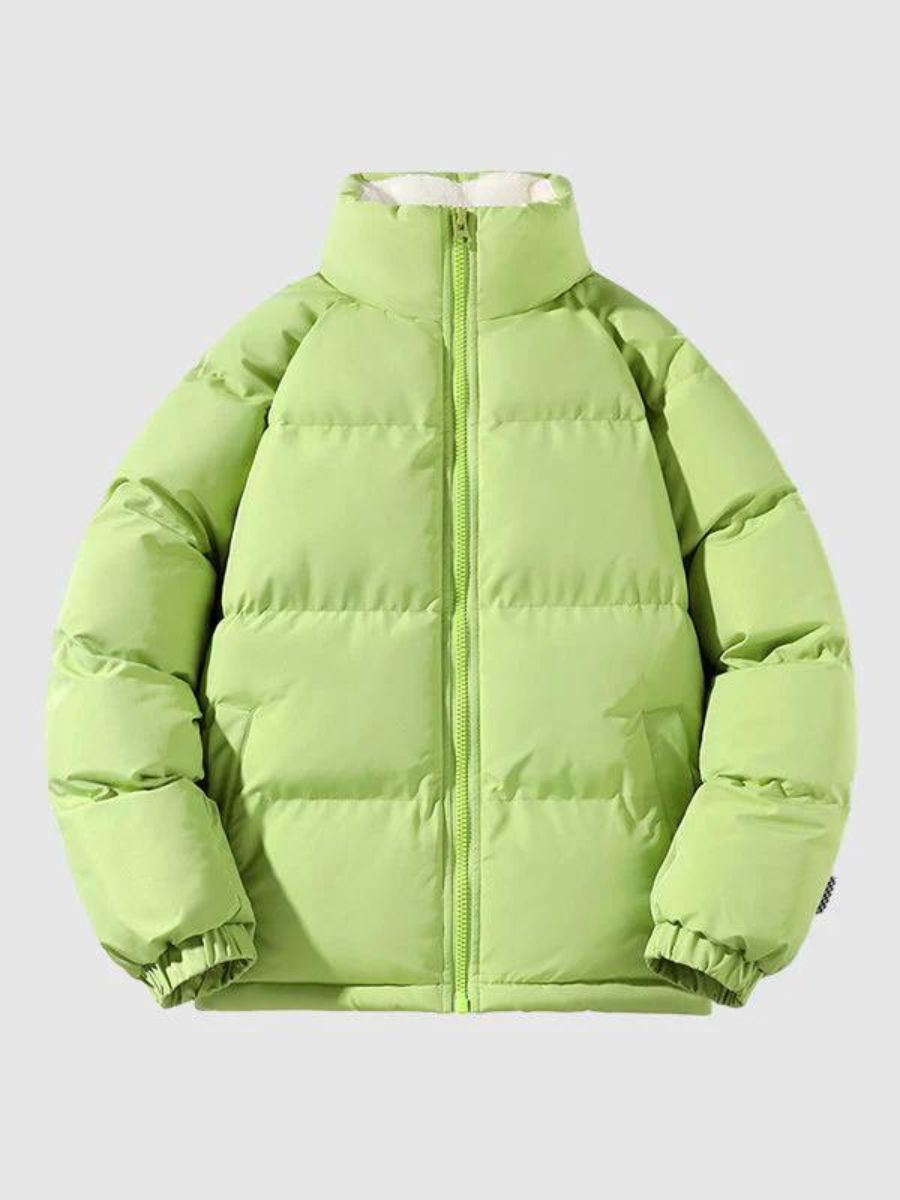 Chaqueta Puffer Hombre Acolchada Forro Polar