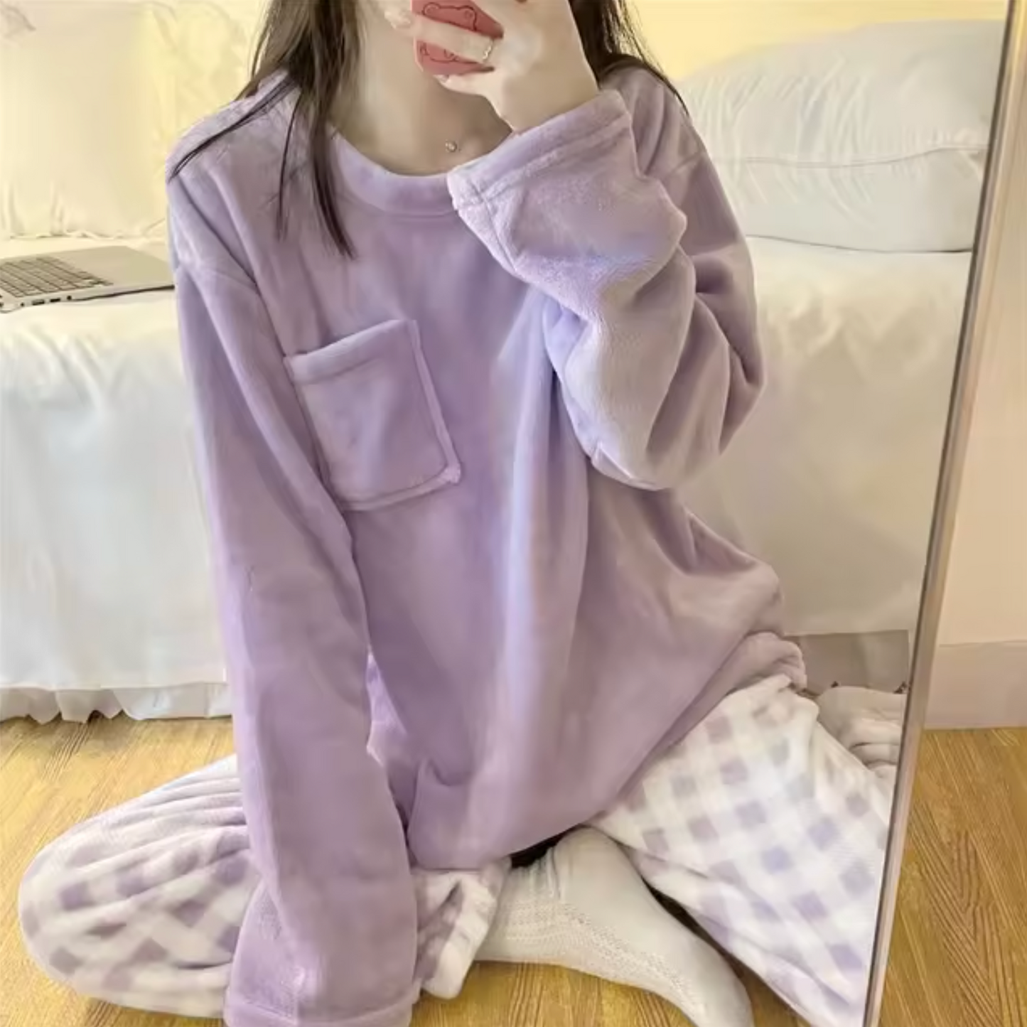 Camiseta Mujer de Algodón Manga Larga Ajustada