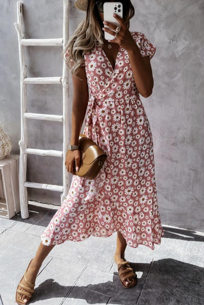 Vestido Mujer Verano Escote en V