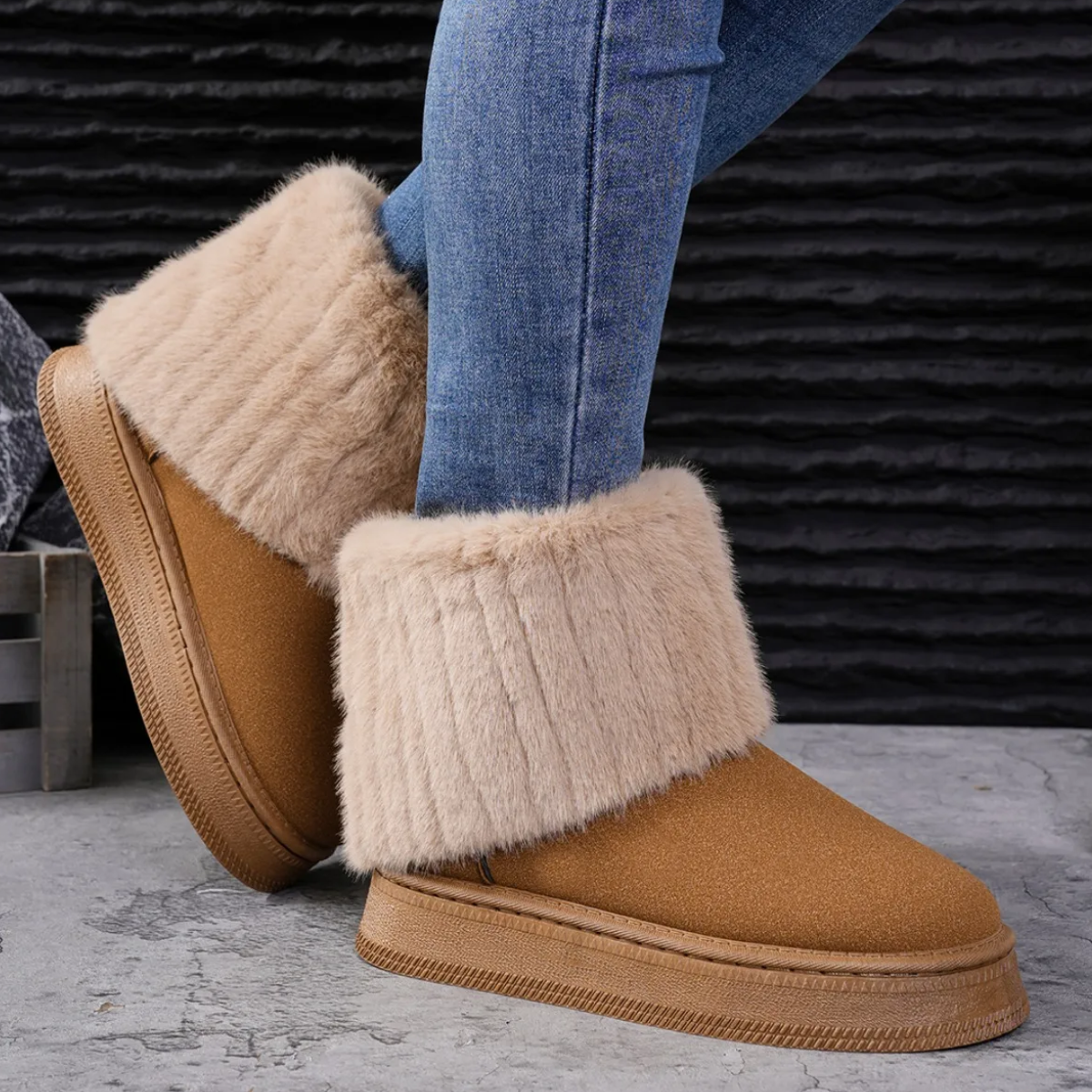 Botas Mujer Invierno Forradas Calidas Ajuste Confortable
