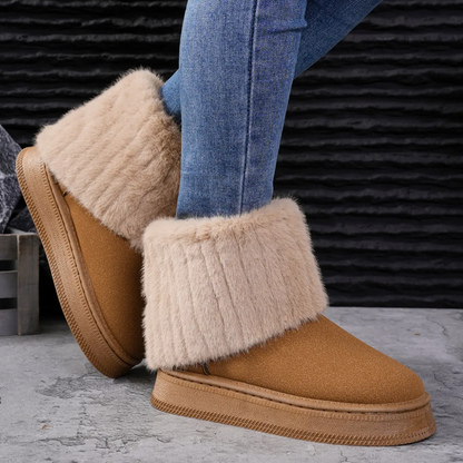 Botas Mujer Invierno Forradas Calidas Ajuste Confortable