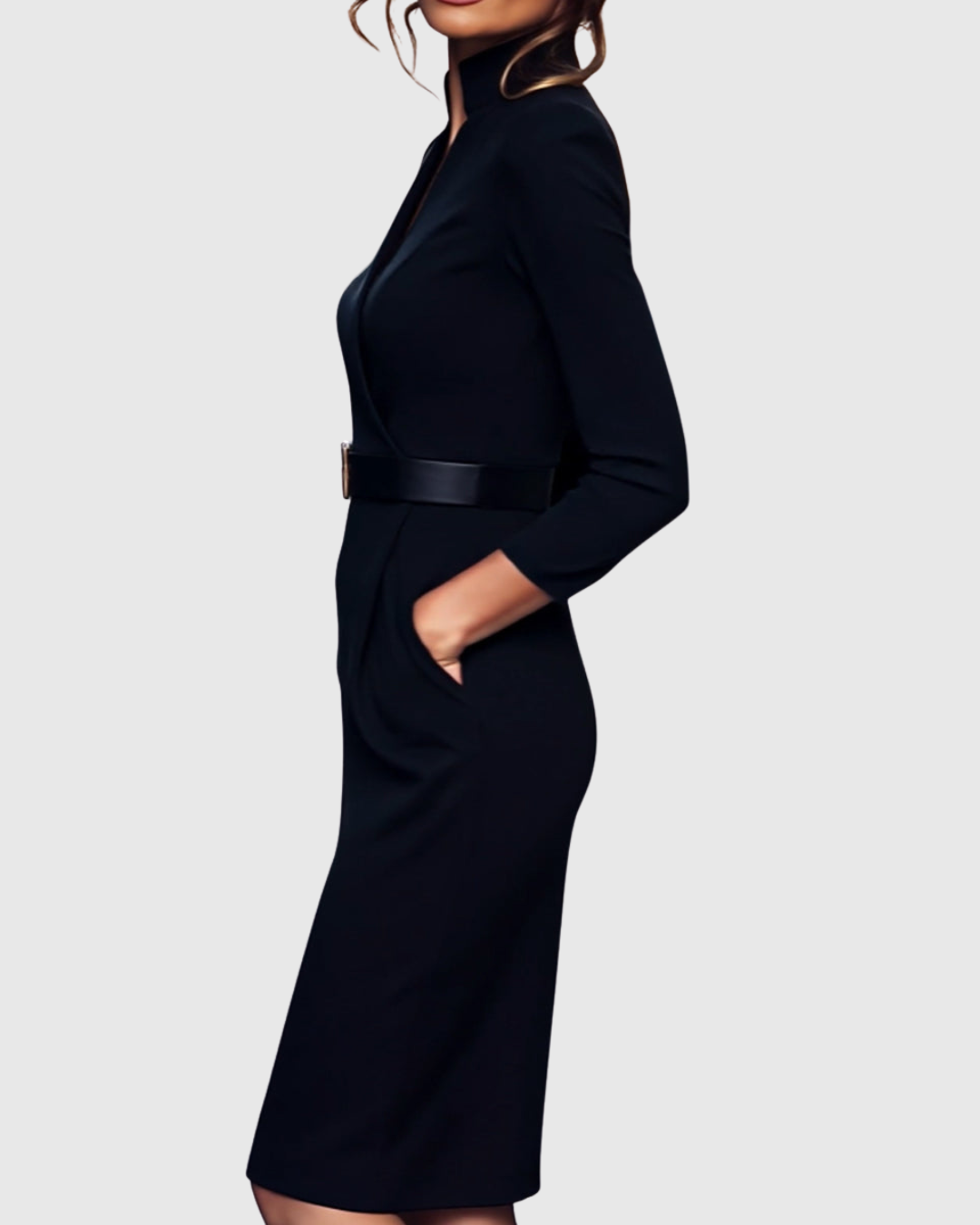 Vestido fiesta mujer estilo refinado elegante