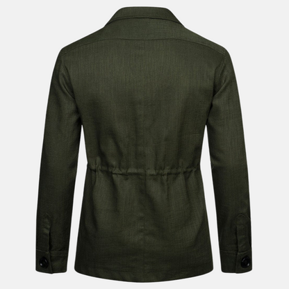 Chaqueta clásica hombre con botones y múltiples bolsillos