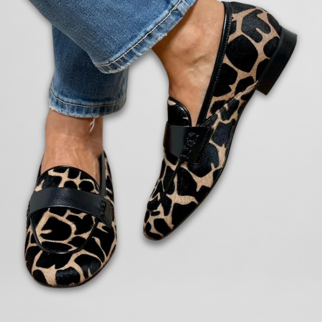 Mocasines Mujer Relieve Grafico Detalle Banda - Mavetta
