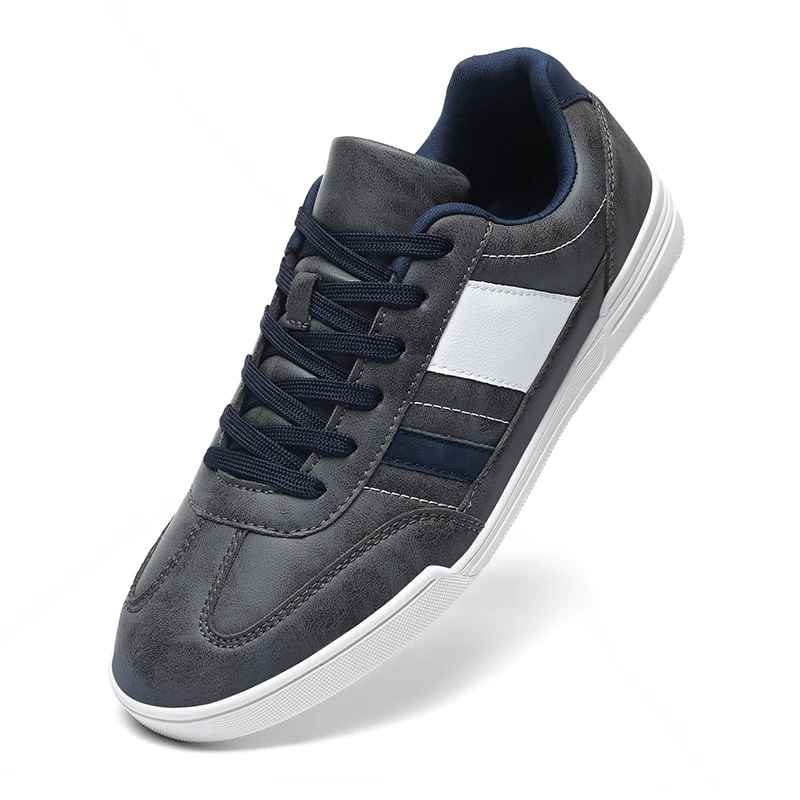 Zapatillas Casual Hombre Punta Ancha Suela Plana Goma TPR