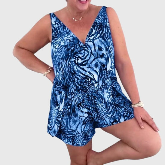Vestido de baño mujer Escote en V Diseño fluido - Mavetta