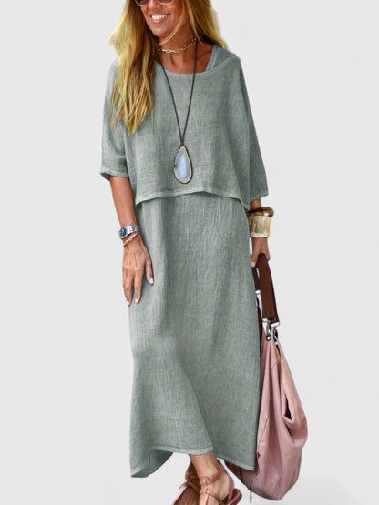 Conjunto Mujer Dos Piezas Elegante Ajuste Moderno