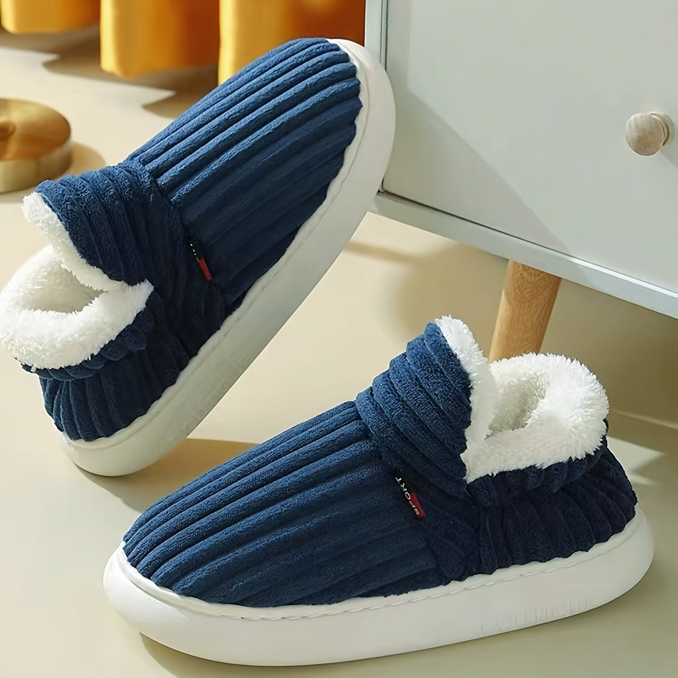 Zapatillas Mujer de Felpa Invierno Cálidas y Acogedoras