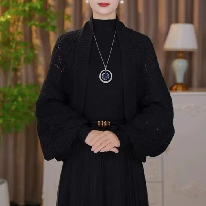 Chaleco Mujer de Punto Estilo Chal