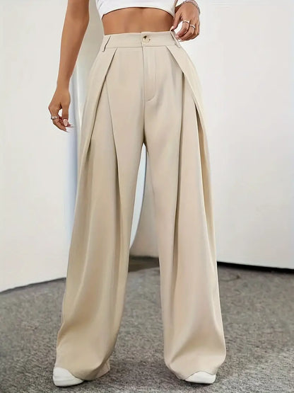 Pantalones Mujer Casual Pierna Recta Ajuste Elegante