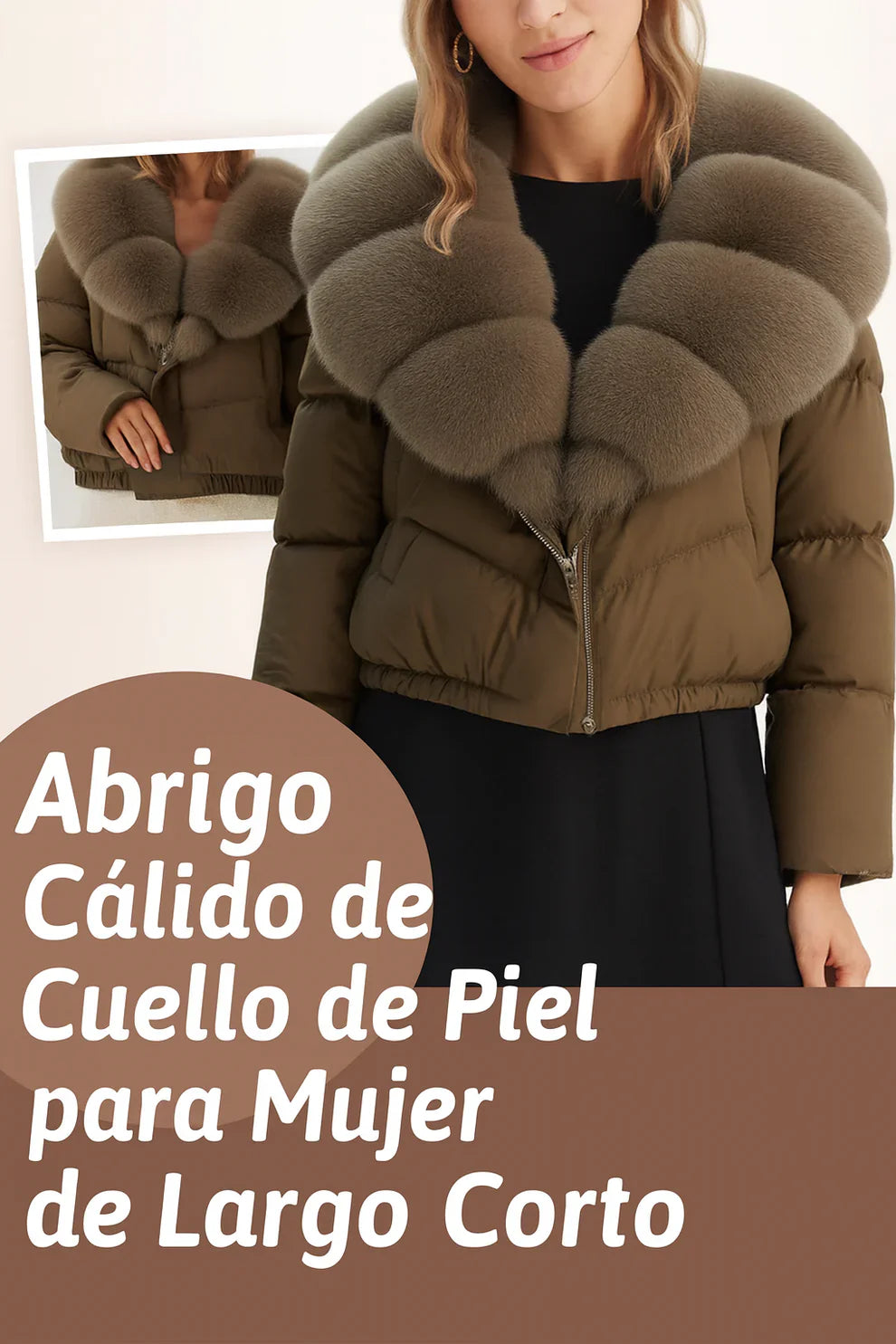 Chaqueta corta Mujer estilo moderno