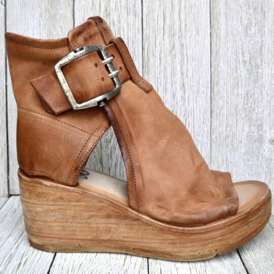 Sandalias Plataforma Mujer Comodas Ajuste Seguro